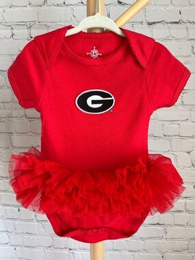 ⭐️⭐️ PICK 5 / $20 Georgia Bulldogs Red Baby Tutu